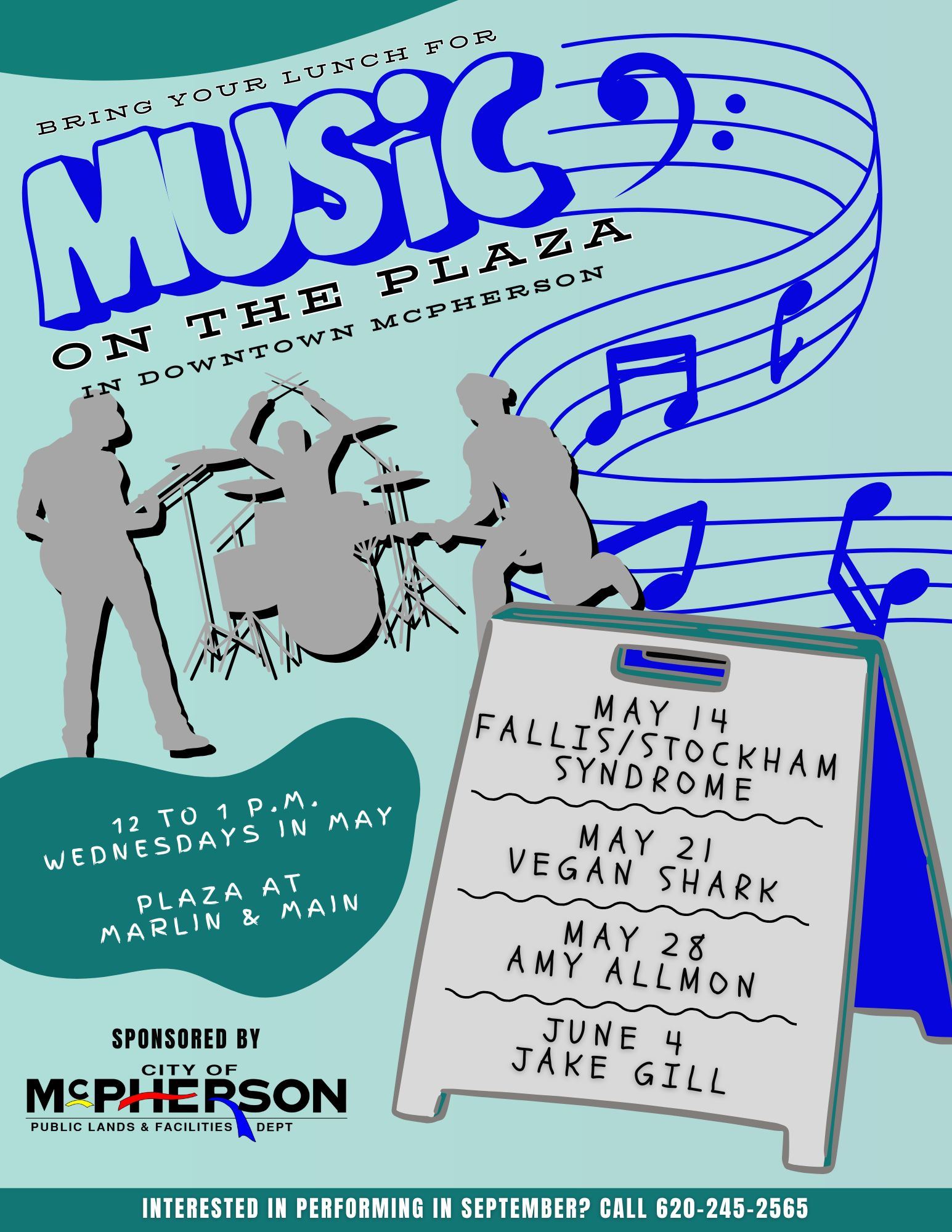 Music on the Plaza Flyer 